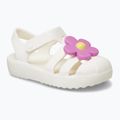 Dětské sandály Crocs Classic Flower chalk 8