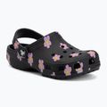 Dětské nazouváky Crocs Classic Flower black 2