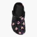 Dětské nazouváky Crocs Classic Flower black 6