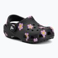 Dětské nazouváky Crocs Classic Flower 212671 black 2