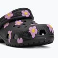 Dětské nazouváky Crocs Classic Flower 212671 black 8