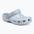 Dětské nazouváky Crocs Classic Pearl Shine blue frost