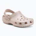 Dětské nazouváky Crocs Classic Pearl Shine quartz 2