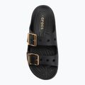 Dámské nazouváky Crocs Saturday Metallic Buckle black 5