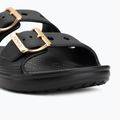 Dámské nazouváky Crocs Saturday Metallic Buckle black 7