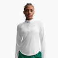 Dámské běžecké tričko s dlouhým rukávem Nike Tempo Swoosh Run Dri-Fit 1/4-Zip white/black