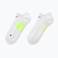 Ponožky Nike Running Midweight No-Show white/volt/black 2