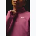 Dětské tréninkové tričko Longsleeve Nike Dri-Fit 1/4 Zip sweet beet/white 8