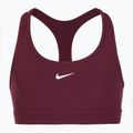 Dívčí sportovní podprsenka Nike Swoosh burgundy/white 6
