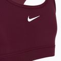 Dívčí sportovní podprsenka Nike Swoosh burgundy/white 8