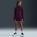 Dětské tréninkové tričko Longsleeve Nike Dri-Fit 1/4 Zip bordeaux/white 7