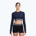 Dámské tréninkové funkční tričko s dlouhým rukávem Nike Pro 365 Dri-Fit midnight navy/white