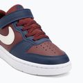 Dětské boty Nike Court Borough Low Recraft  dark team red/soft pearl/midnight navy 7