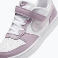 Dětské boty do vody Nike Court Borough Low Recraft white/plum fog/white/venice 5