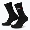 Ponožky  Jordan Everyday Crew 1 pair black/white/university red