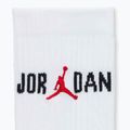 Ponožky  Jordan Everyday Crew 1 pair white/black/university red 4