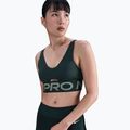 Sportovní podprsenka Nike Pro Indy Plunge seaweed/clay green/white