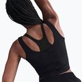 Dámský tréninkový top Nike One Fitted Dri-Fit Cropped Tank black/dark smoke grey 5