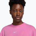 Dámská tréninková mikina Nike Pro Dri-Fit Loose Crew-Neck playful pink/pink foam/white 3