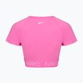 Dámský tréninkový top Nike Pro Dri-Fit Graphic Cropped playful pink/pink foam/white 8
