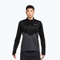 Pánská běžecká mikina Nike Pacer Winterized 1/2 Zip anthracite/black