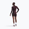 Dámské tričko s dlouhým rukávem Nike One Fitted Dri-Fit 1/4 Zip Mid Layer burgundy crush/white 3