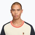 Pánské tenisové tričko Nike Court Heritage sail/dark obsidian 3
