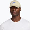 Kšiltovka Nike Club Unstructured Futura Wash light khaki/sapphire