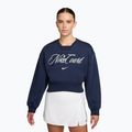 Dámská mikina Nike Court Collection French Terry Crew Neck midnight navy/sail