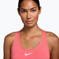 Sportovní podprsenka Nike Swoosh Medium Support sea coral/white 3