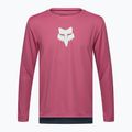 Dětské cyklistické tričko Longsleeve Fox Racing Ranger Fox Head Jr berry