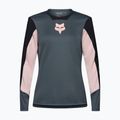 Dámské cyklistické tričko Longsleeve Fox Racing Defend Creation LS deep cobalt