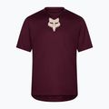 Pánské cyklistické tričko Fox Racing Ranger Fox Head SS dark maroon 5