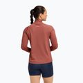 Dámská běžecká mikina HOKA GlideTech Quarter Zip rouge 3