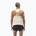 Pánské běžecké tričko HOKA Race Day Singlet alabaster flare 3