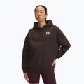 Dámská mikina Under Armour Icon Fleece Hoodie kona brown/white