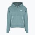 Dámská mikina Under Armour Rival Fleece Piped HZ Hoodie jasper blue/white 3