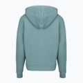 Dámská mikina Under Armour Rival Fleece Piped HZ Hoodie jasper blue/white 4