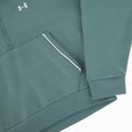Dámská mikina Under Armour Rival Fleece Piped HZ Hoodie jasper blue/white 5
