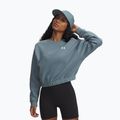 Dámská mikina Under Armour Rival Fleece Piped Crew jasper blue/white