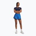 Dámské běžecké kraťasy Under Armour Fly By 2in1 blue atlantis/washed navy/reflective 2