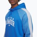 Pánská mikina Under Armour Rival Fleece Colorblock Hoodie blue atlantis/white 3