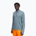 Pánská běžecká mikina Under Armour Launch 1/4 Zip jasper blue/reflective
