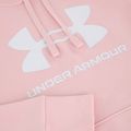 Dámská mikina Under Armour Rival Fleece Big Logo Hoody prime pink/white 5
