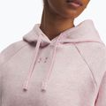 Dámská mikina Under Armour Rival Fleece Hoodie prime pink light heather/prime pink 3