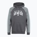 Pánská mikina Under Armour Rival Fleece Colorblock Hoodie castlerock/mod grey/white 3