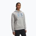 Dámská mikina Under Armour Rival Feelce Shimmer Hoody mod gray light heather/iridescent