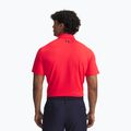 Pánská polo tričko Under Armour Tee To Green Pique Polo racer red/black 2