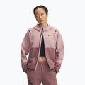 Dámská mikina Under Armour Unstoppable Fleece HZ tourmaline pink/maroon mist/black