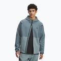 Pánská mikina Under Armour Unstoppable Fleece Full Zip HD jasper blue/serpentine/black